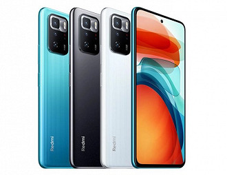 Redmi Note 10 Pro 5G é a principal novidade para o mercado chinês. (Imagem: Reprodução / Xiaomi)