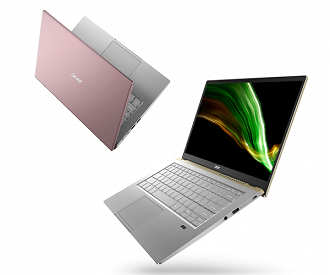 Swift X em duas imagens (Foto: Divulgação/Acer).