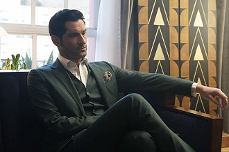 Tom Ellis como Lucifer. (Foto: Divulgação/Netflix).