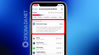 Com essa opção ativada, os apps que você não usa regularmente serão desinstalados.