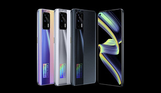 Com mesmo design e ficha, o realme X7 Max 5G é só outro nome para o realme GT Neo chinês. (Imagem: Reprodução / realme)