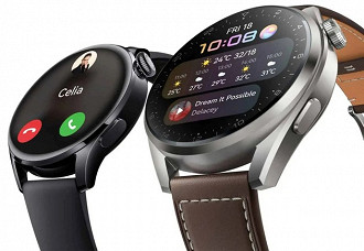 Padrão circular do Huawei Watch 3 e Watch 3 Pro. (Imagem: Reprodução / Huawei)