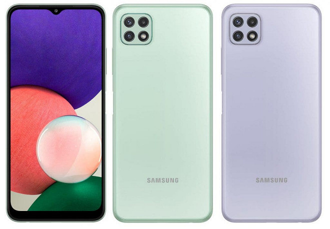 Samsung anuncia Galaxy A22 4G e A22 5G com quatro câmeras e muita bateria