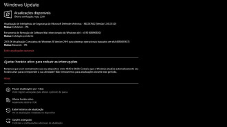 Atualização KB5003637 (Build 19043.1052) para Windows 10 versão 21H1. Fonte: Vitor Valeri
