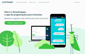 Este é o Grasshopper, o app de programação gratuita para iniciantes. (Imagem: Reprodução / Google)