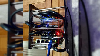 Projeto bonded router feito por Jona com o Raspberry Pi 4. Fonte: Jona