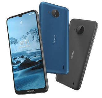 Nokia C20 Plus. (Imagem: Reprodução / HMD Global)