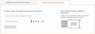 Ao raspar o selo brilhante na caixa do produto, o código de segurança de 20 dígitos é exibido.