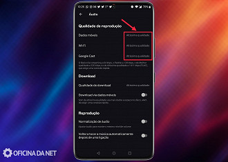 Passo 03 - Como obter o máximo de qualidade do Deezer na versão mobile. Fonte: Vitor Valeri