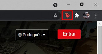 Toque no TP com o vídeo da Netflix aberto.