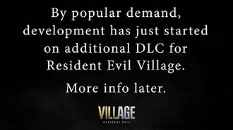 O anúcio do DLC de Resident Evil Village.