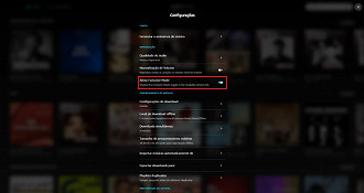 Passo 04 - Como obter o máximo de qualidade do Amazon Music na versão para Desktop. Fonte: Vitor Valeri