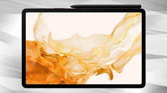 imagem: Tablet Samsung Galaxy Tab S8 256GB 5G 11 Android 13.0 + 6.0 MP