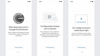 Google Authenticator para iOS recebe três novas funções. (Imagem: Reprodução / Google)