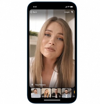 Chamadas de vídeo em grupo no Telegram. (Imagem: Reprodução / Telegram)