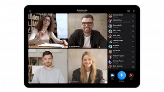 Chamadas de vídeo em tablets. (Imagem: Reprodução / Telegram)