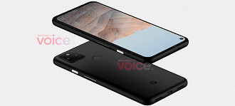 Apesar de rumores insistirem que o Pixel 5a 5G foi cancelado, fontes garante que ele virá. (Imagem: Reprodução / OnLeaks / Voice)