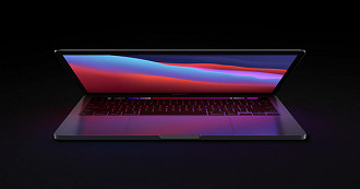 O MacBook Pro possui 16 polegadas. (Imagem: Reprodução / Apple)