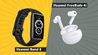Huawei lança Band 6 e FreeBuds 4i no Brasil Huawei lança Band 6 e FreeBuds 4i no Brasil