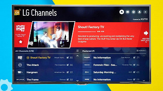 Com muitos conteúdos em inglês, a LG promete novidades em português em breve. (Imagem: Oficina da Net)