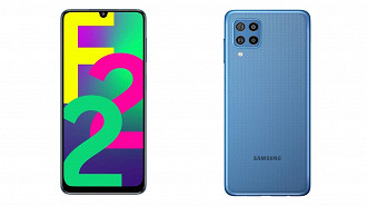 Samsung Galaxy F22. (Imagem: Reprodução / Samsung)