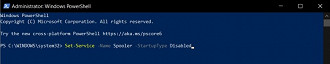 Como desativar o serviço Print Spooler.