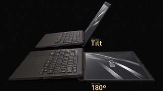 Sistema Tilt exclusivo para o Vaio Z. Fonte: vaio