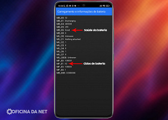Xiaomi verificar saúde da bateria