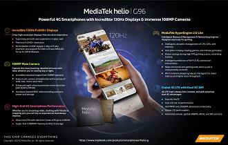 MediaTek G86 oferece mais recursos avançados. (Imagem: Reprodução / MediaTek)