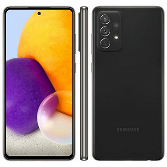 Design do Galaxy A72. (Imagem: Reprodução / Samsung)