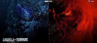 Godzilla vs. Kong já está disponível no HBO Max. (Imagem: Oficina da Net)