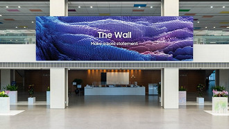 Nova TV MicroLED Samsung The Wall de 1000 polegadas. Fonte: Samsung