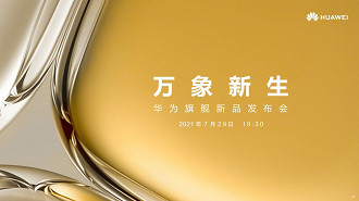 Huawei P50 será anunciado em 29 de julho. (Imagem: Reprodução / Huawei)