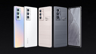 Cores do Realme GTMaster Edition. (Imagem:Reprodução/Realme)