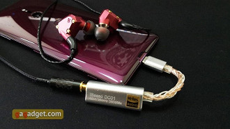 DAC/amp USB iBasso DC01 e fone in-ear Campfire Audio IO. Fonte: gagadget.com