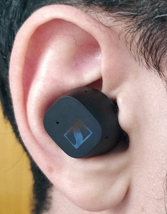 Fone de ouvido in-ear TWS Sennheiser CX True Wireless. Fonte: Vitor Valeri