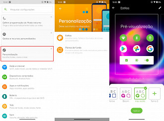 Para deixar o smartphone ainda mais pessoal, mudar o estilo da fonte e o formato dos ícones dão outra cara para o seu motorola