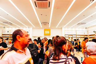 Inauguração da Xiaomi Store no Shopping Ibirapuera, em São Paulo. (Imagem: Reprodução/Acessoria Xiaomi Brasil)