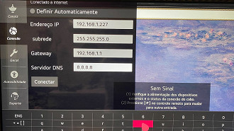Definindo dns na tv LG