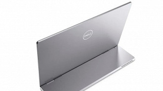 Monitor portátil USB-C Dell C1422H. Fonte: Dell