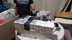 Receita Federal apreende 140 celulares importados ilegalmente Receita Federal apreende 140 celulares importados ilegalmente