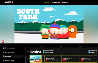 Canal 511 exibe os episódios das primeiras sete temporadas de South Park. (Imagem: Oficina da Net)