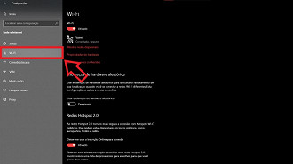 Passo 03 - Como mudar a preferência pela banda Wi-fi no Windows 10. Fonte: Vitor Valeri