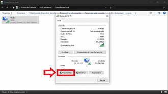 Passo 07 - Como mudar a preferência pela banda Wi-fi no Windows 10. Fonte: Vitor Valeri