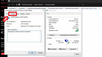 Passo 09 - Como mudar a preferência pela banda Wi-fi no Windows 10. Fonte: Vitor Valeri