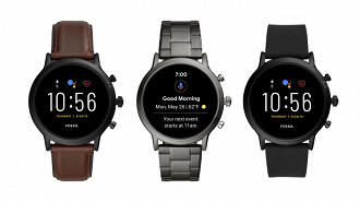 Google Assistente ativado no smartwatch da Fossil que possui o Wear OS instalado. Fonte: 9to5google