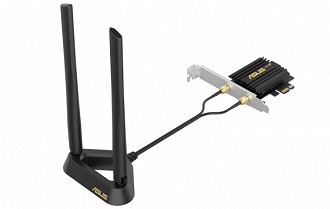 Adaptador Wi-fi PCIe Asus PCE-AXE58BT. Fonte: Asus