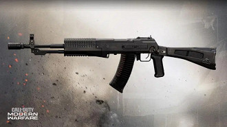 Imagem de lançamento da arma AN-94 em Call of Duty Modern Warfare. Fonte: Call of Duty