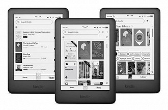 Nova interface dos e-readers Kindle. Fonte: Amazon