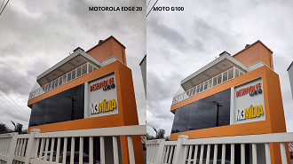 Motorola Edge 20 vs Moto G100 - câmera principal
